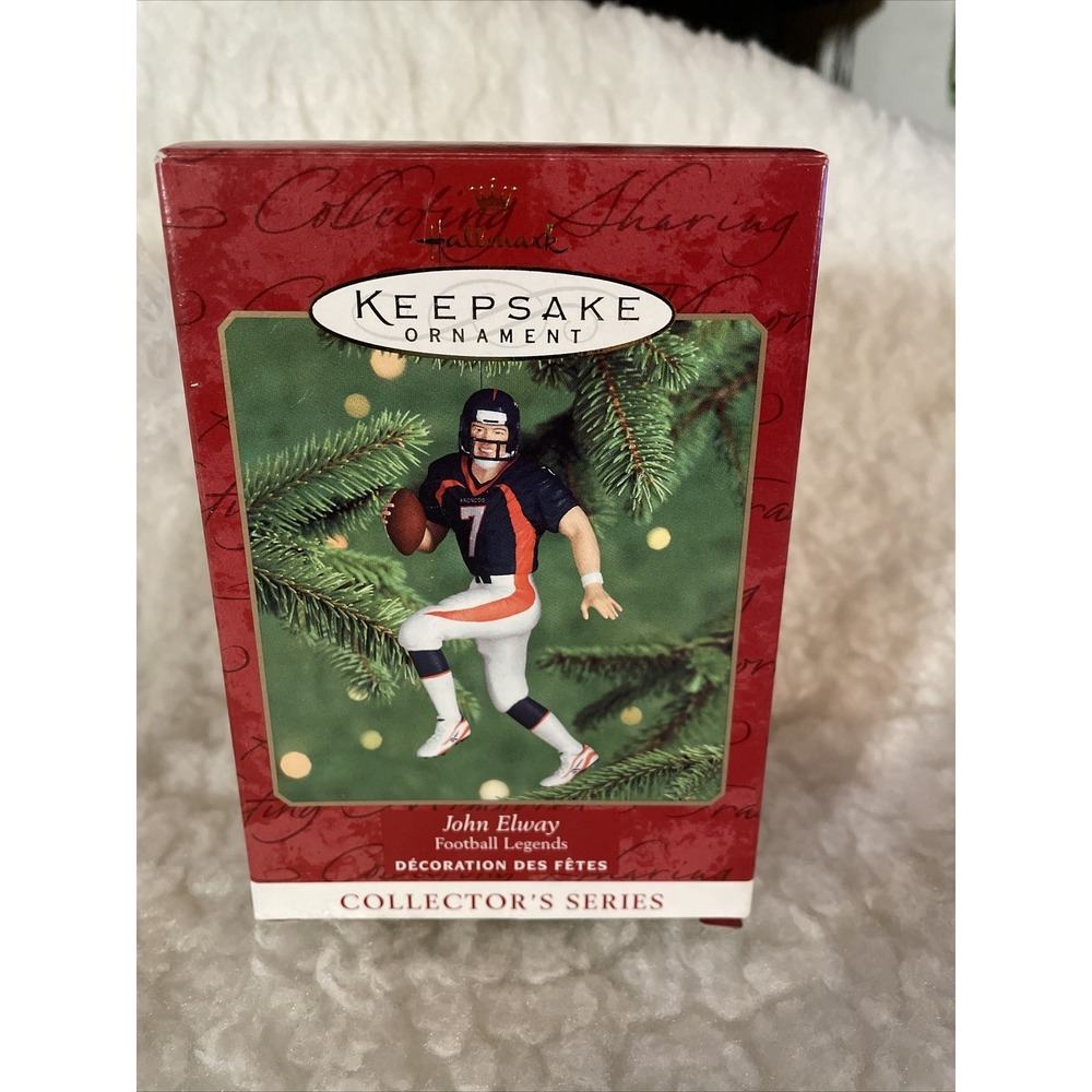 2000‎ Hallmark - JOHN ELWAY - #6 Release in "Football Legends" Series Ornament